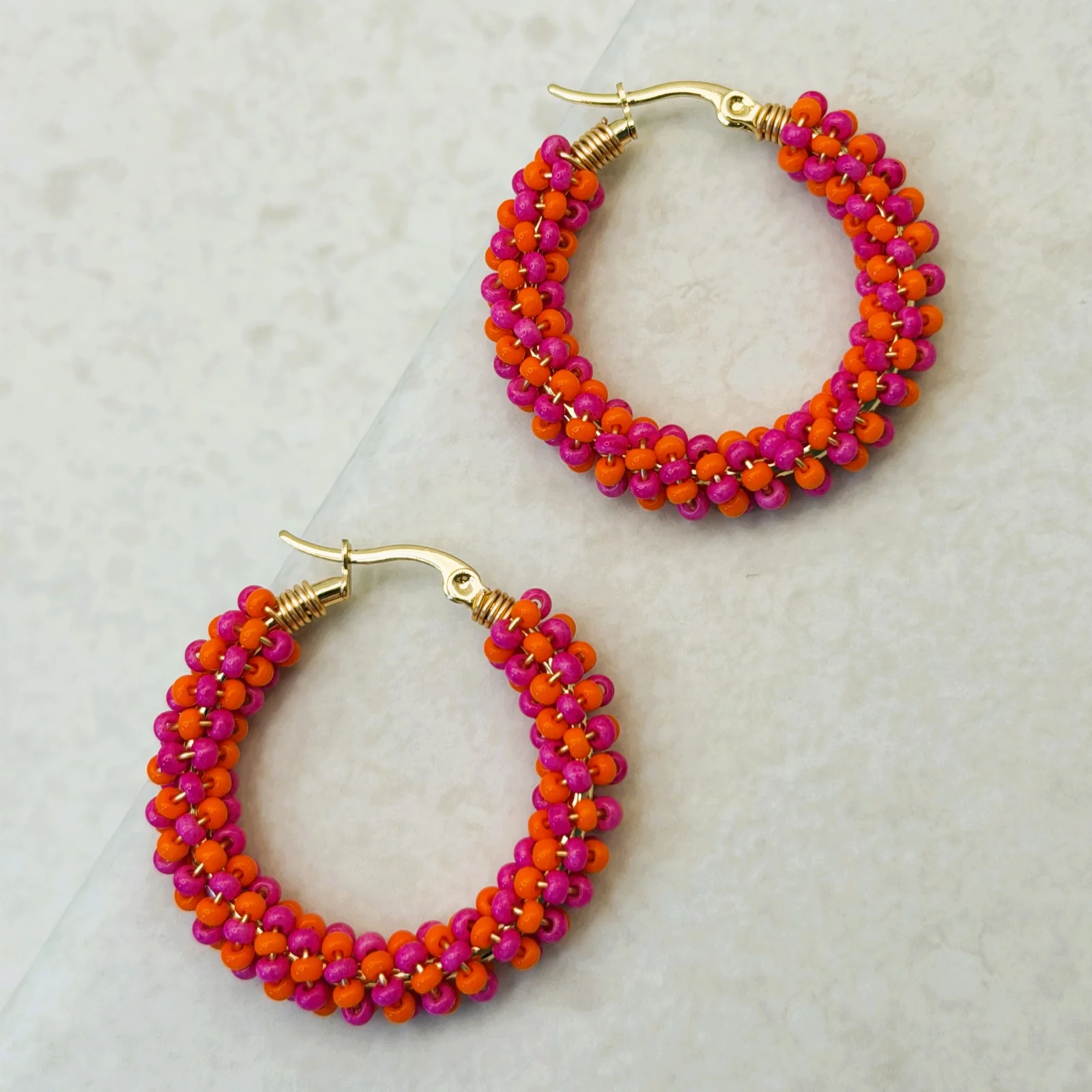 Aretes Aro de Rocailles