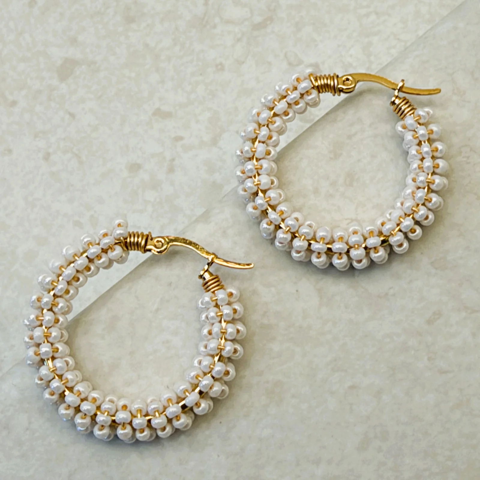 Aretes Aro de Rocailles
