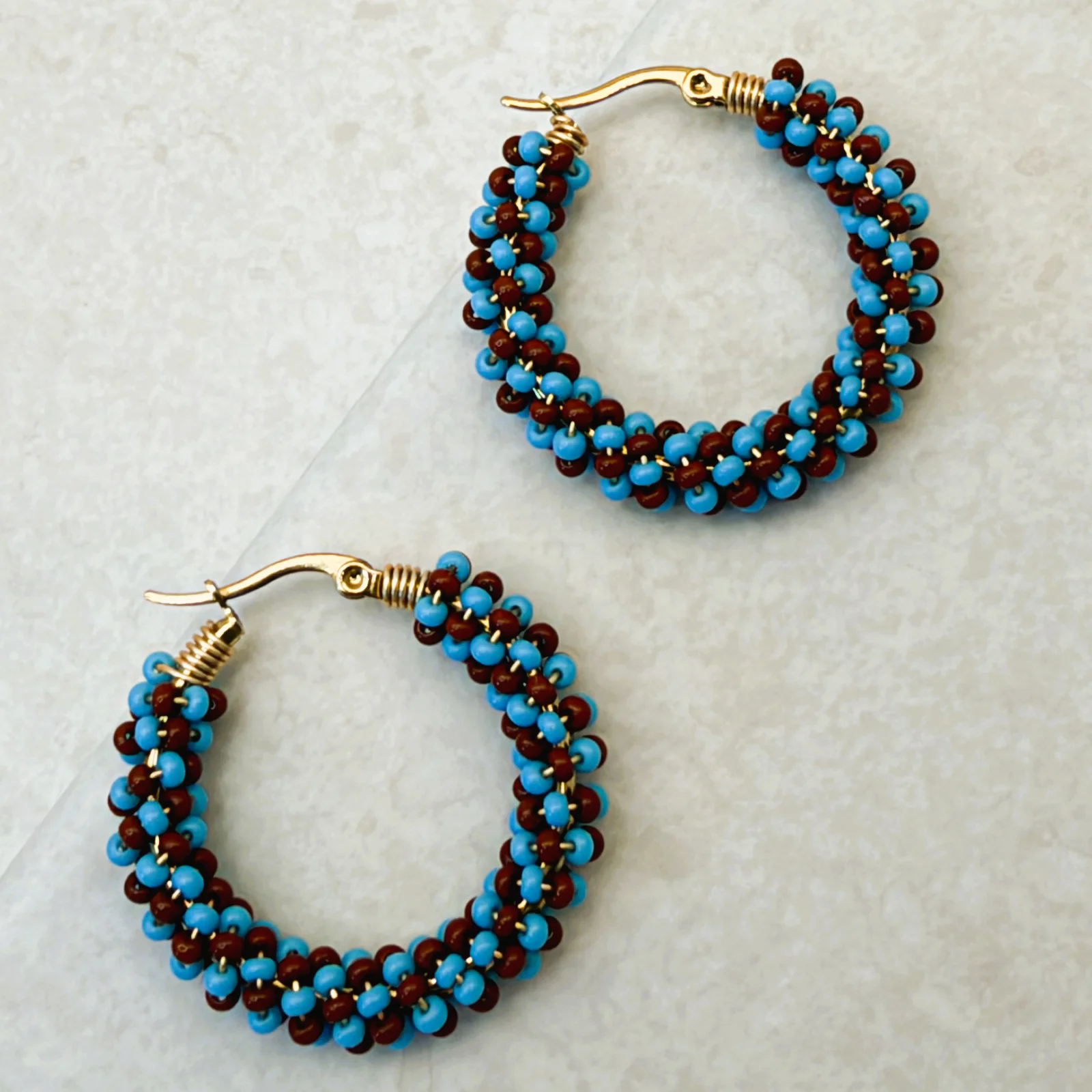 Aretes Aro de Rocailles