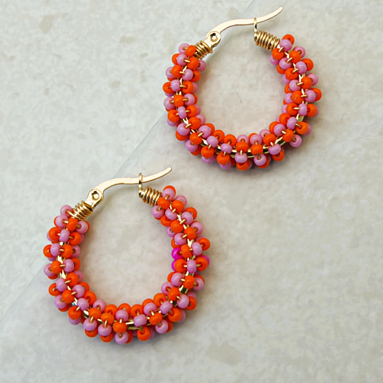 Aretes Aro de Rocailles