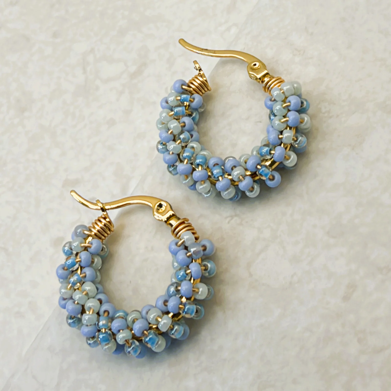 Aretes Aro de Rocailles