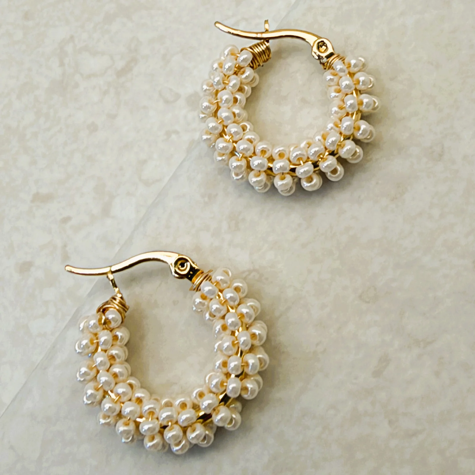 Aretes Aro de Rocailles