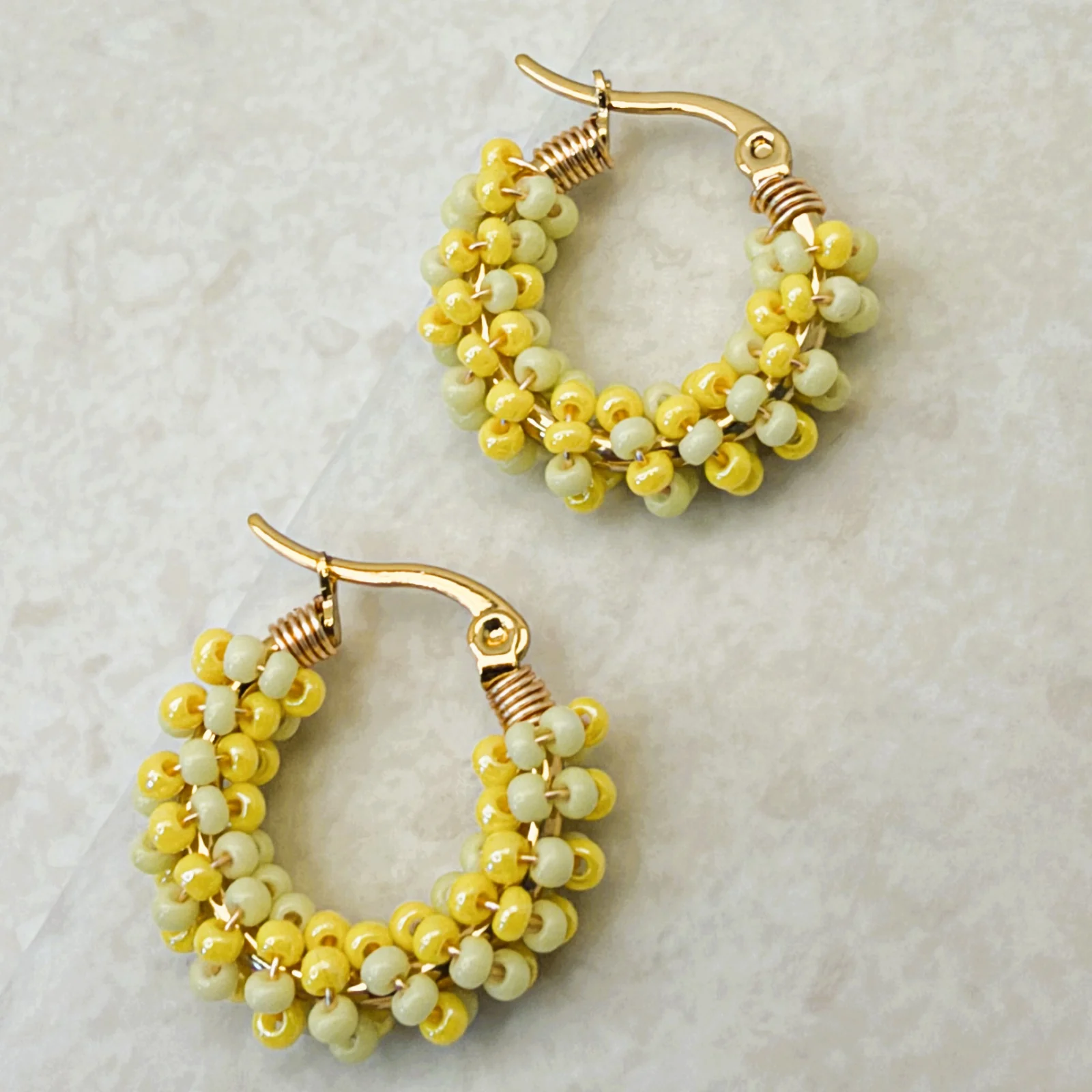 Aretes Aro de Rocailles