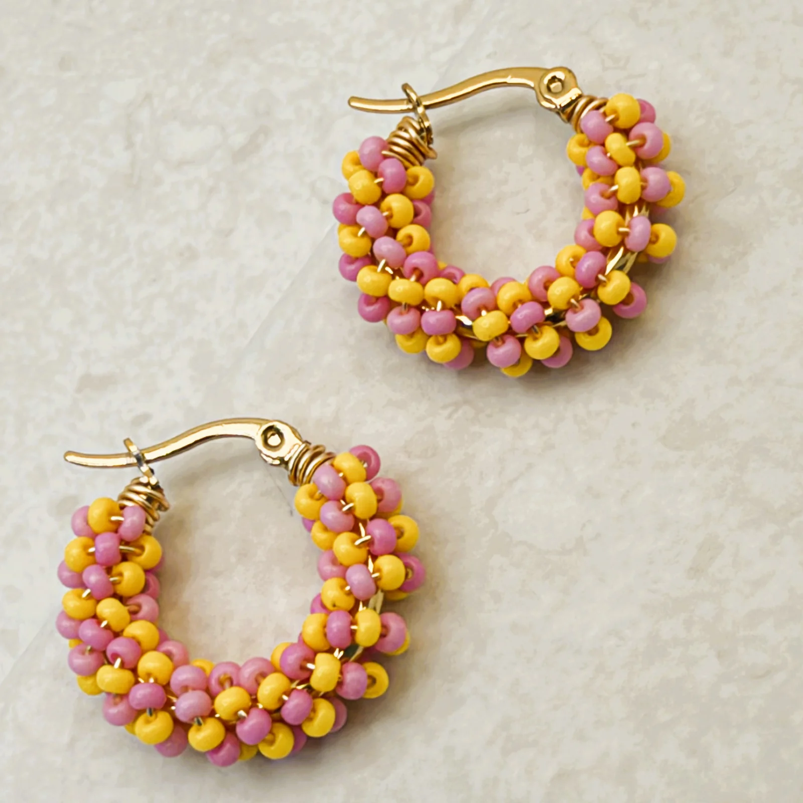 Aretes Aro de Rocailles