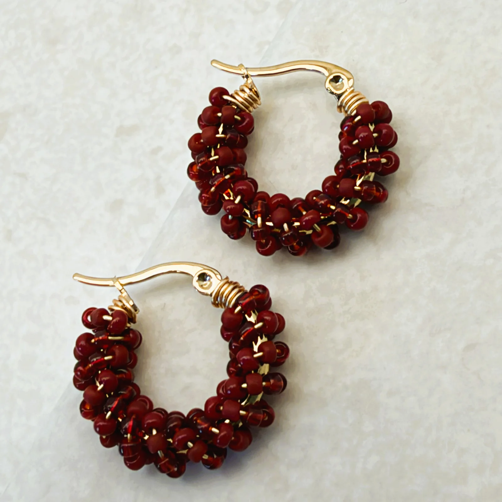 Aretes Aro de Rocailles