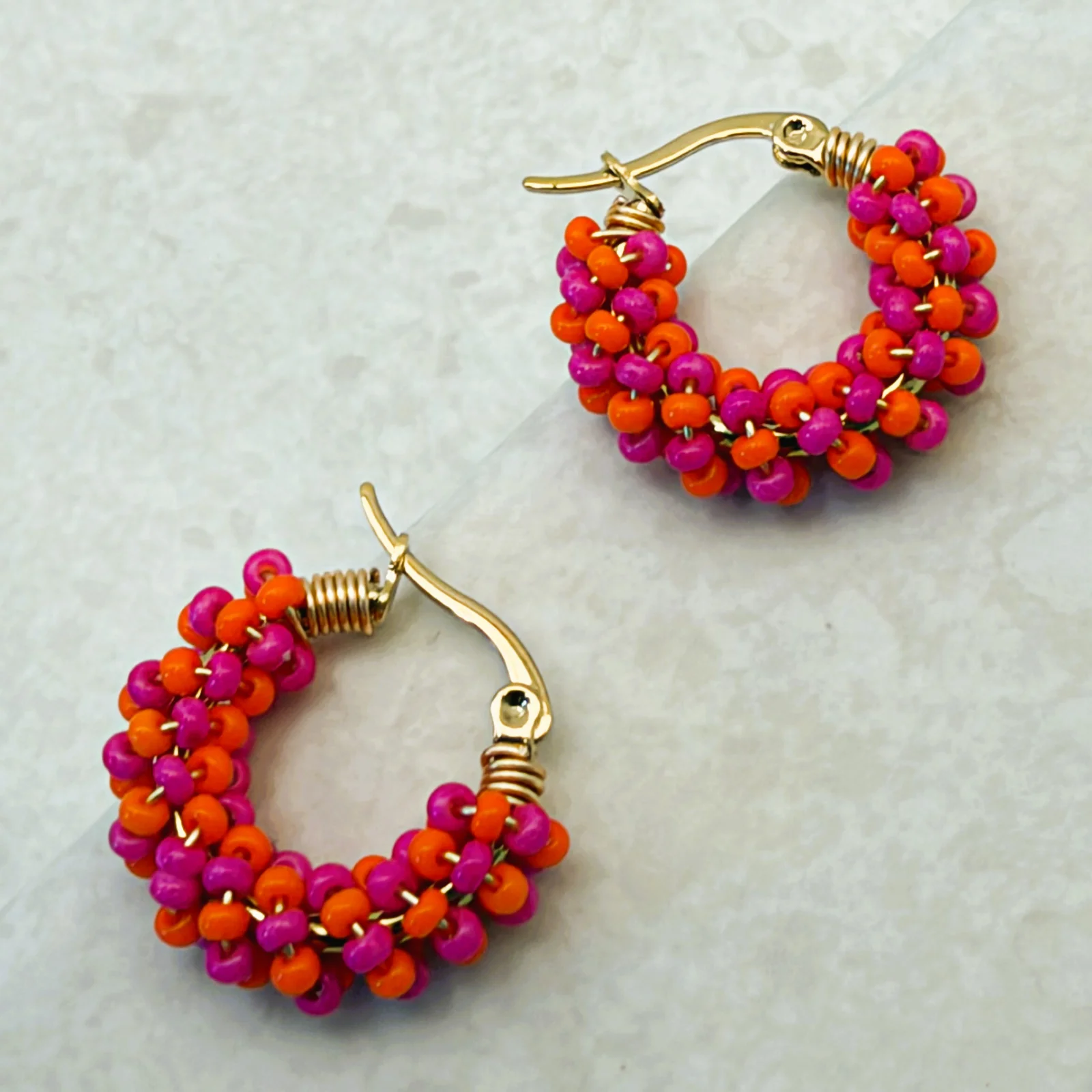 Aretes Aro de Rocailles